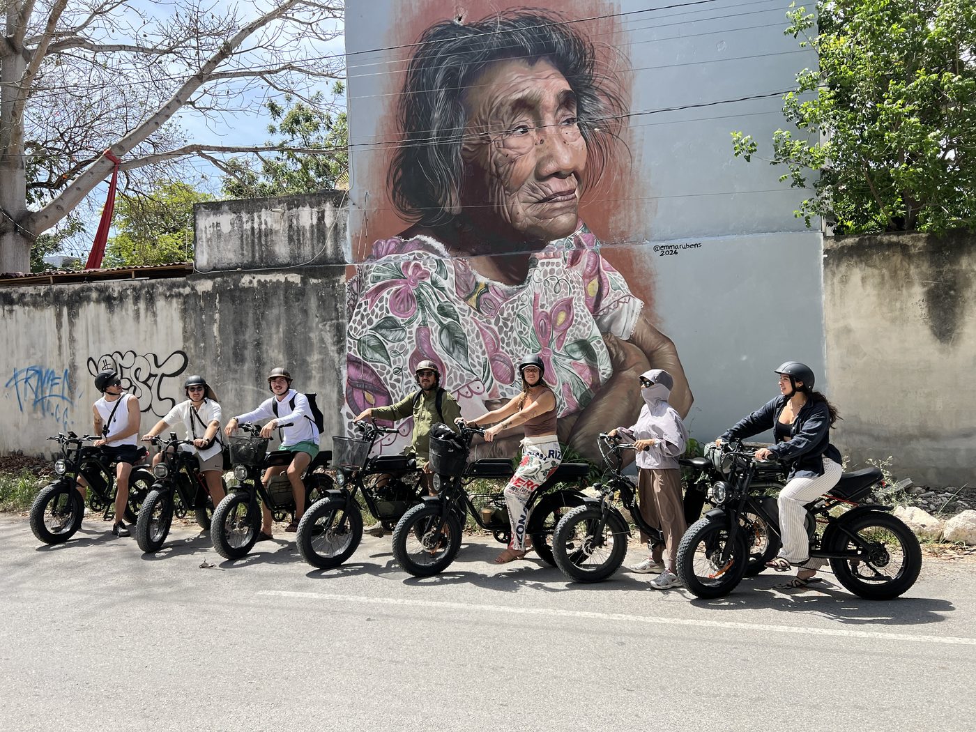 Corporate team e-bikes Tulum