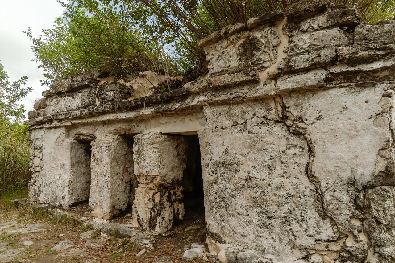 Ancient ruins along the guided tour route